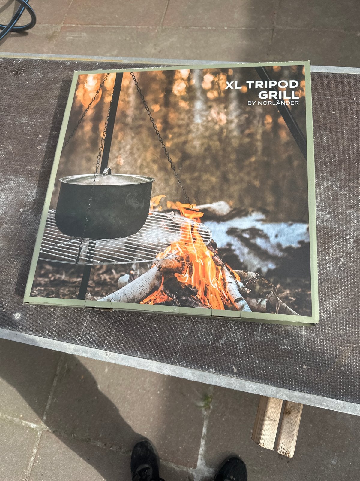 XL Drie Poot Grill by Norlander - Nieuw in doos, Ophalen of Verzenden, Nieuw