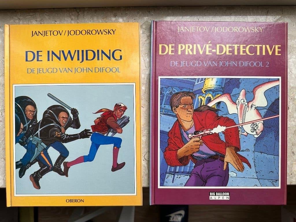 De jeugd van John Difool deel 1 + 2 (Moebius) Jodorowsky/Jan, Boeken, Stripboeken, Gelezen, Jodorowsky / janjetov, Eén stripboek
