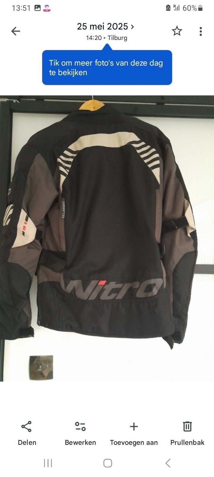 Motor jas, Motoren, Kleding | Motorkleding, Ophalen of Verzenden, Tweedehands, Jas | textiel