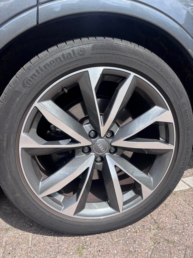 Originele Audi Q7/Q8/VW Touareg 21 inch velgen met banden, Auto-onderdelen, Banden en Velgen, Ophalen, Gebruikt, Banden en Velgen