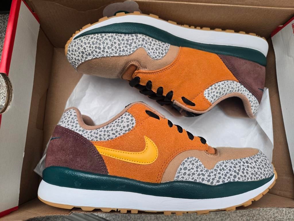 Nike air Safari Atmos SE 42 us8,5 zgan Patta max 1 Animal 90, Kleding | Heren, Schoenen, Nike air max, Overige kleuren, Ophalen of Verzenden