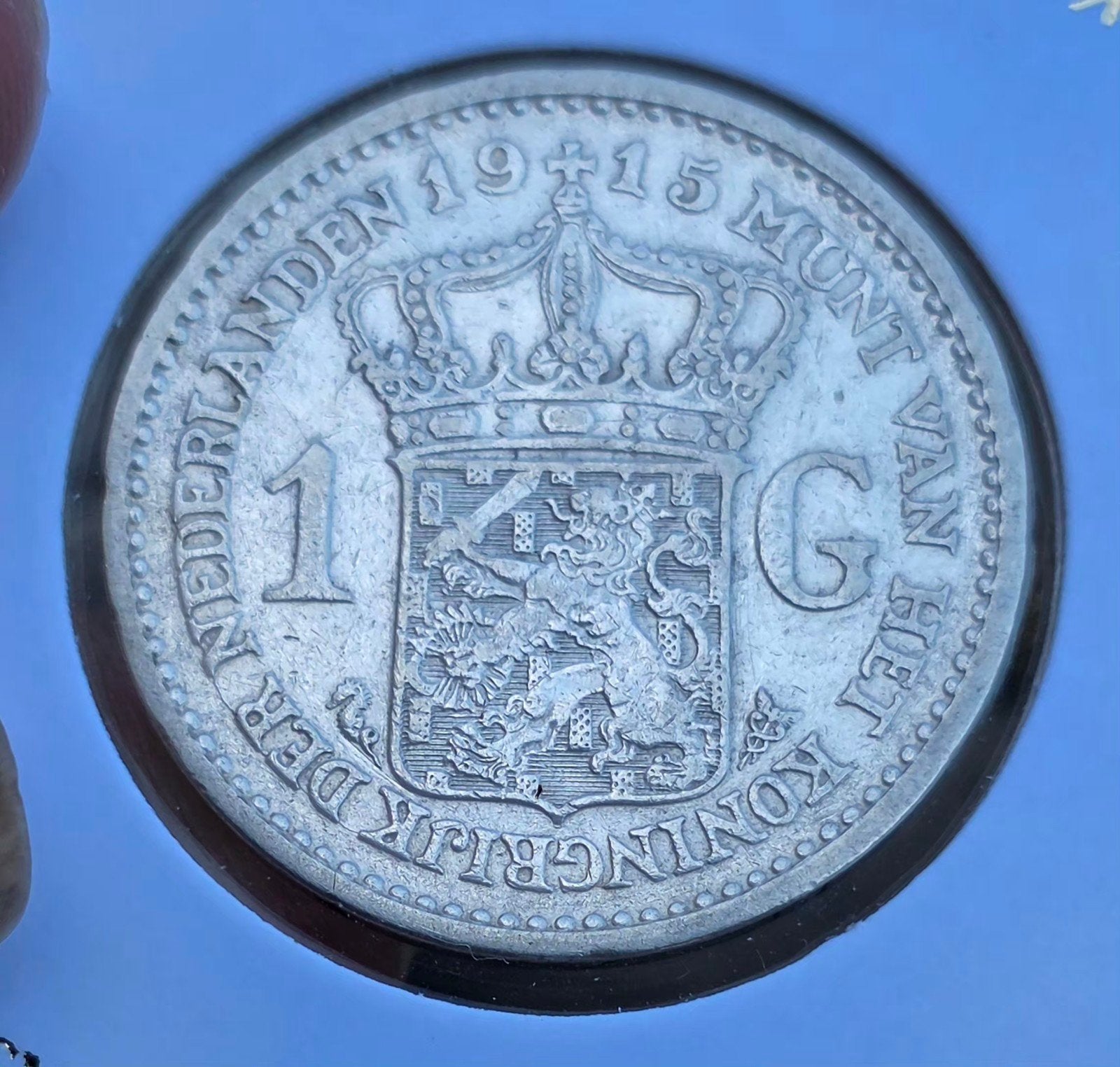 1 gulden 1915 Nederland, 1 gulden, Verzenden, Zilver, Koningin Wilhelmina