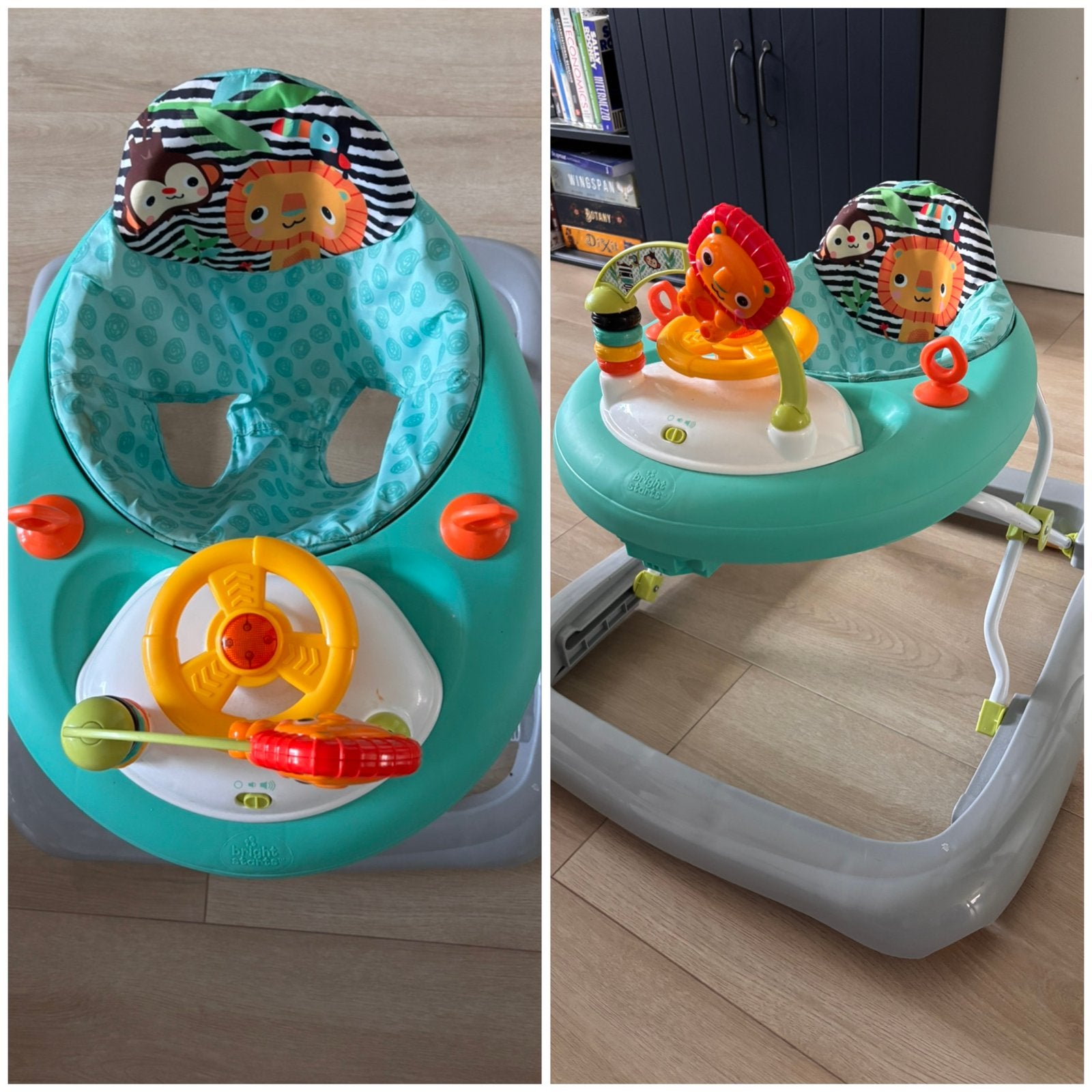 Baby walker, Ophalen, Zo goed als nieuw