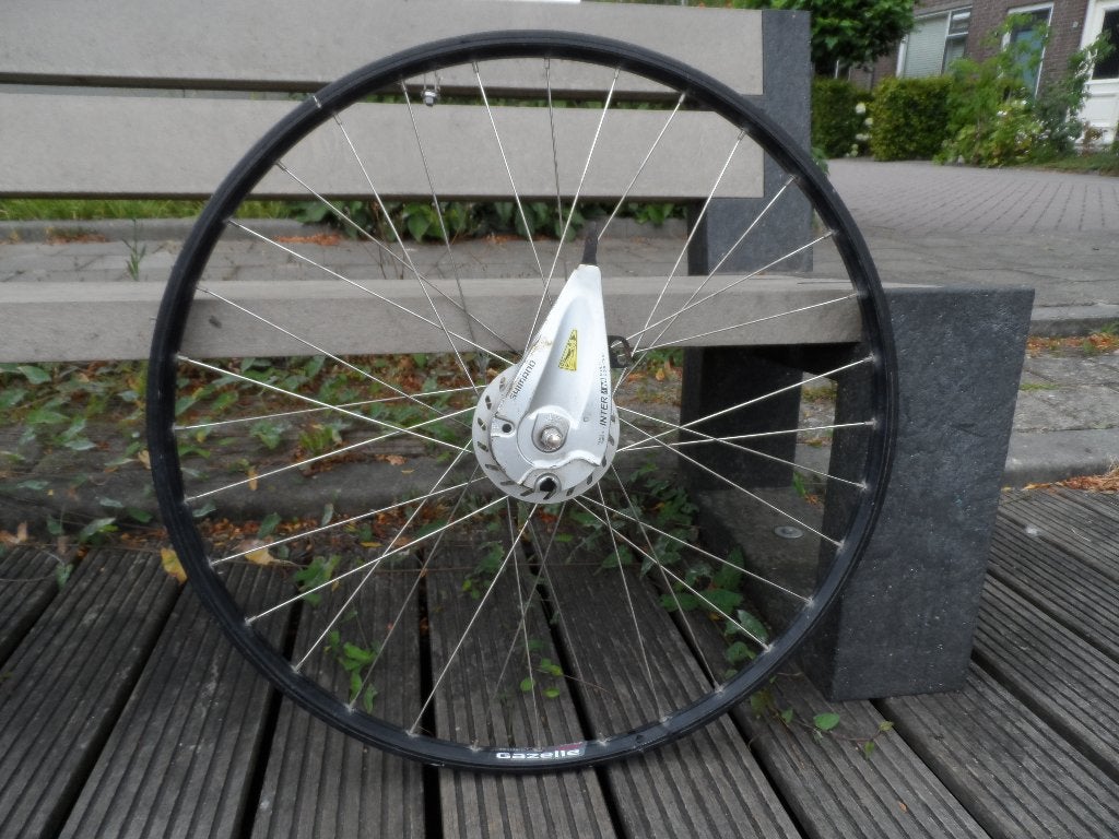 fiets voor wiel 28 inch, Fietsen en Brommers, Fietsonderdelen, Gebruikt, Elektrische fiets, Aluminium, Gazelle