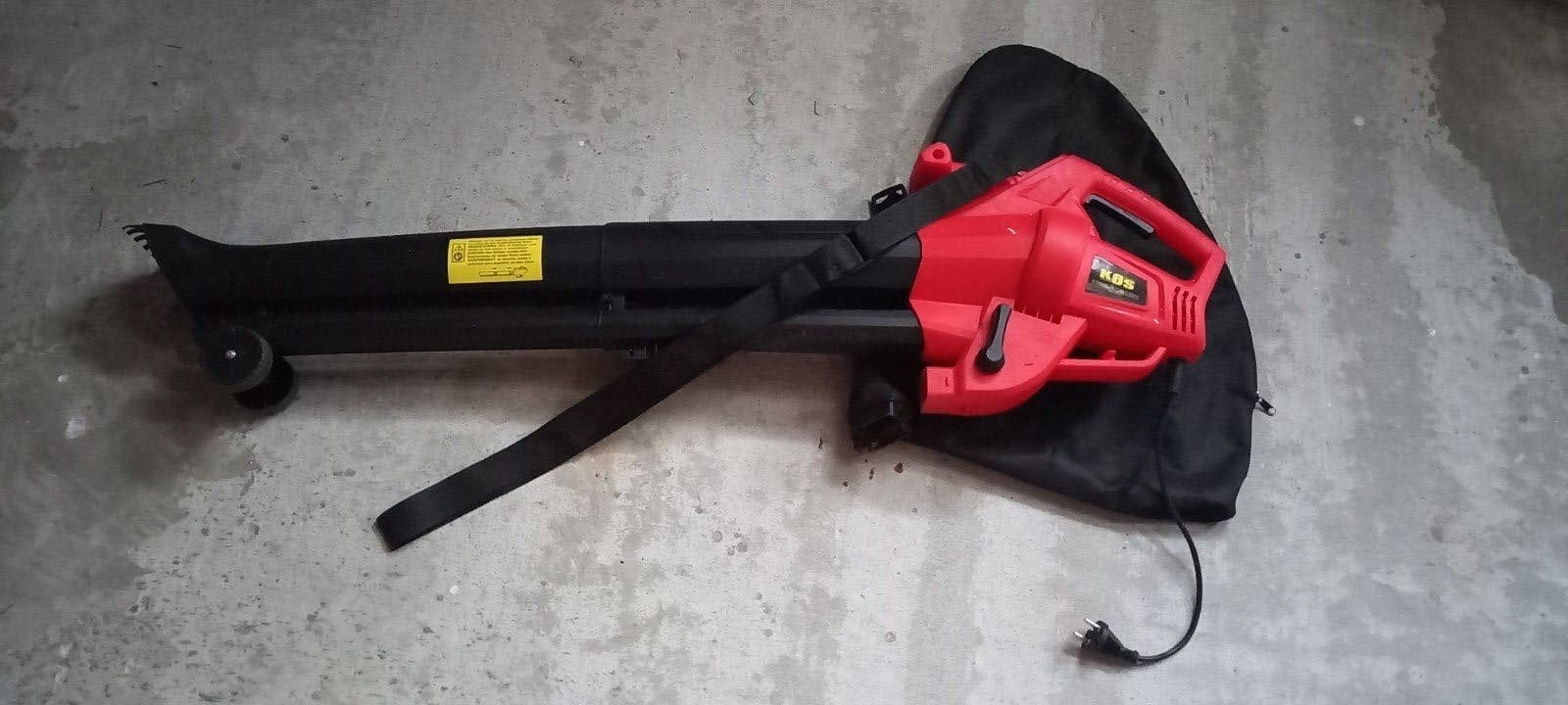 Kos Bladblazer met zuigfunctie en opvangzak, Gebruikt, Ophalen of Verzenden, KOS, Elektrisch