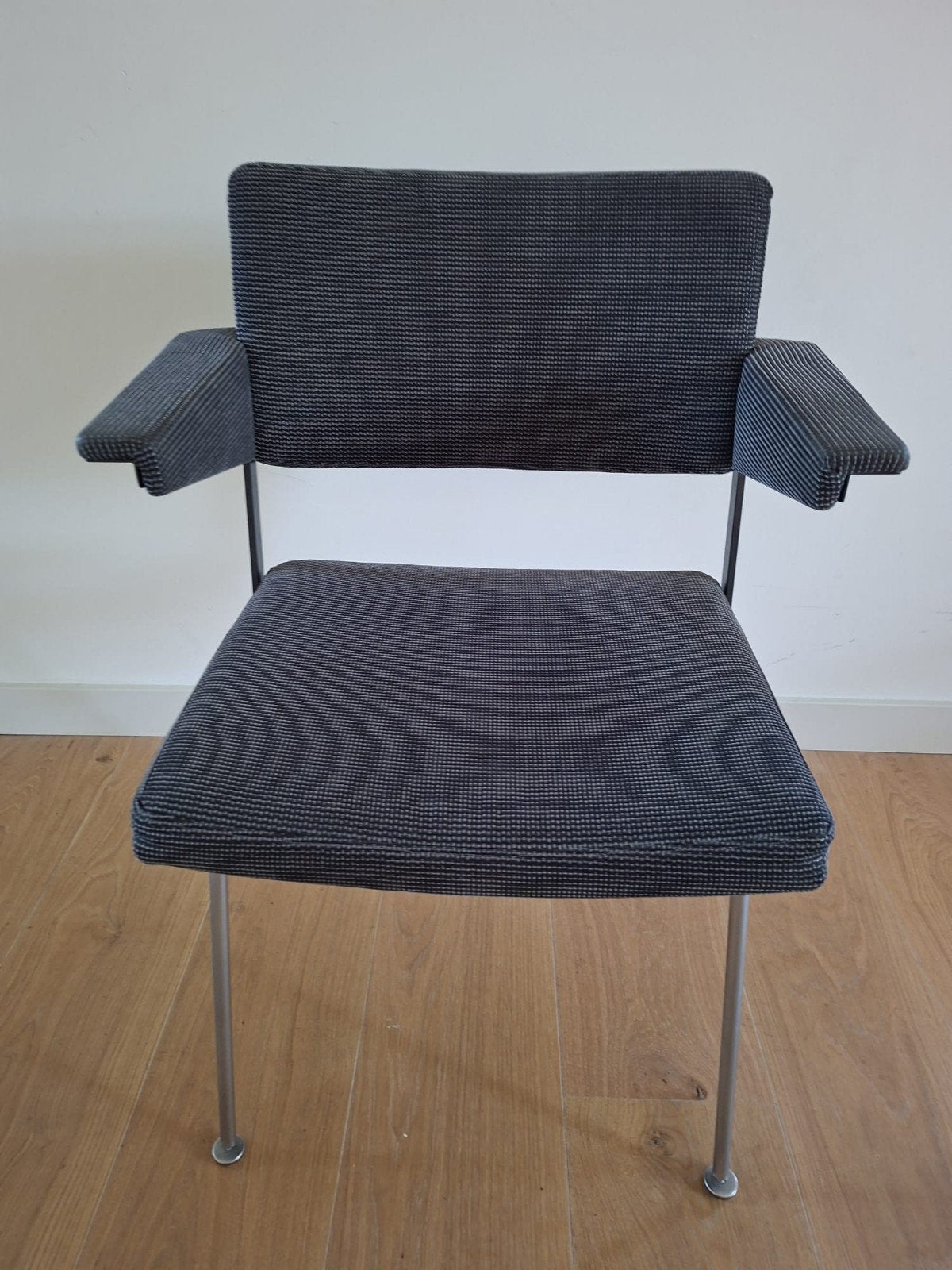 5 Gispen Andre Cordemeijer stoelen, recent gestoffeerd, Ophalen, Vintage, Mid-century modern, Zo goed als nieuw, Stof