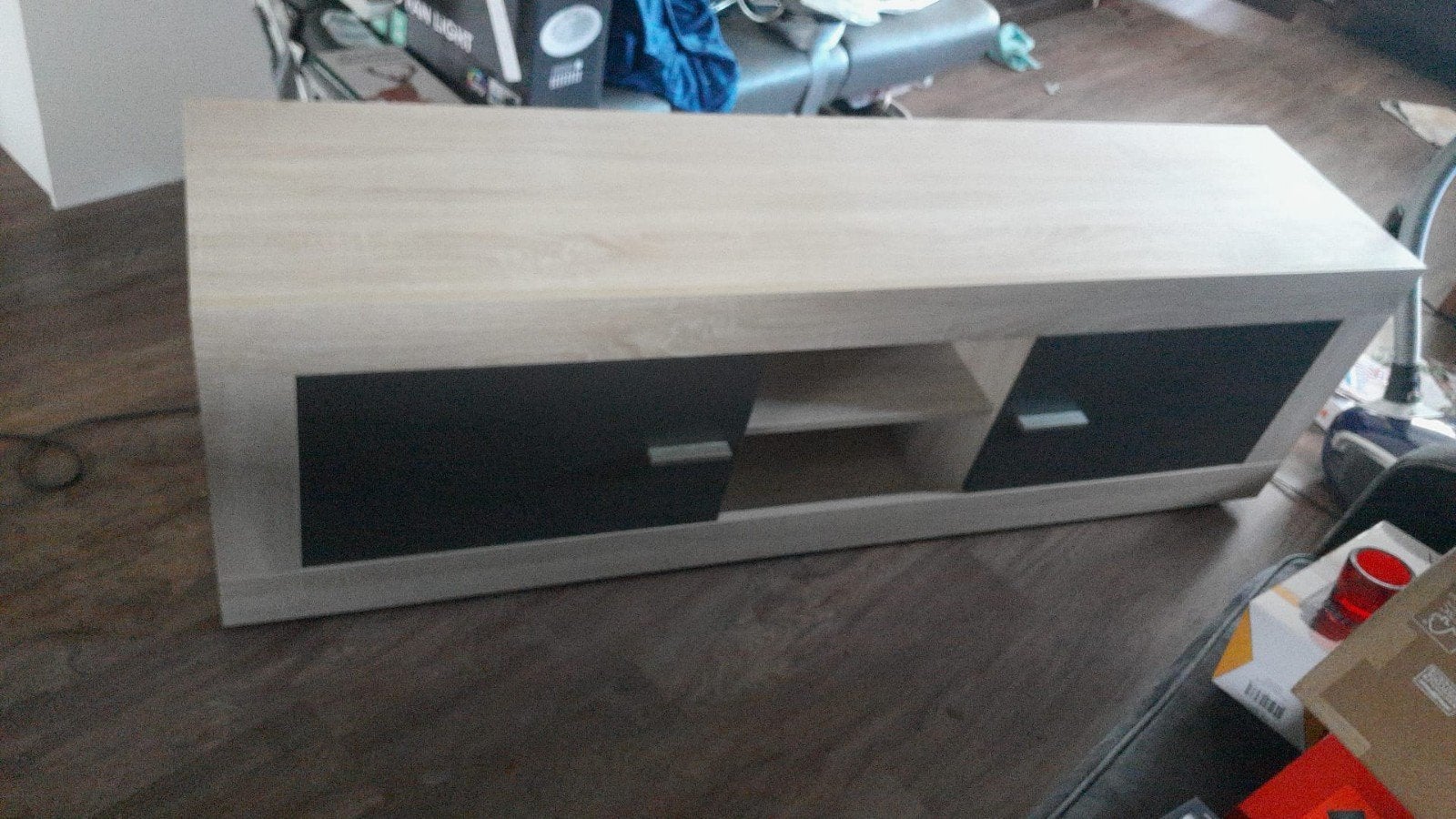 TV-meubel met opbergruimte - 180x56,5x42,5 cm, Ophalen, Gebruikt, 150 tot 200 cm, Minder dan 100 cm