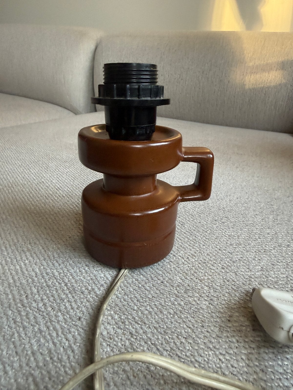 Vintage Keramische Tafellamp Voet - Cari Zalloni voor Steule, Ophalen of Verzenden