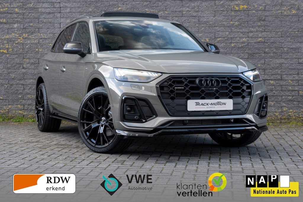 Audi Q5 50 TFSI e S edition chronosgrey Panoramadak, Auto's, Audi, Bedrijf, Te koop, Q5, 4x4, ABS, Achteruitrijcamera, Adaptive Cruise Control