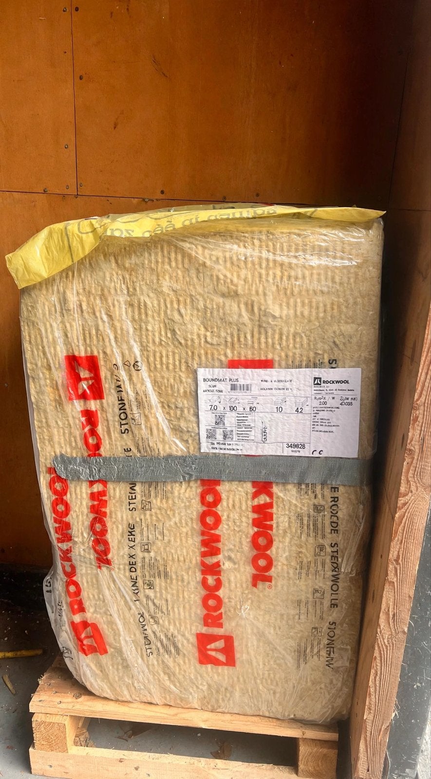 Rockwool steenwol isolatieplaten - Nieuw in verpakking, Ophalen, 4 tot 8 cm, Nieuw, Steenwol