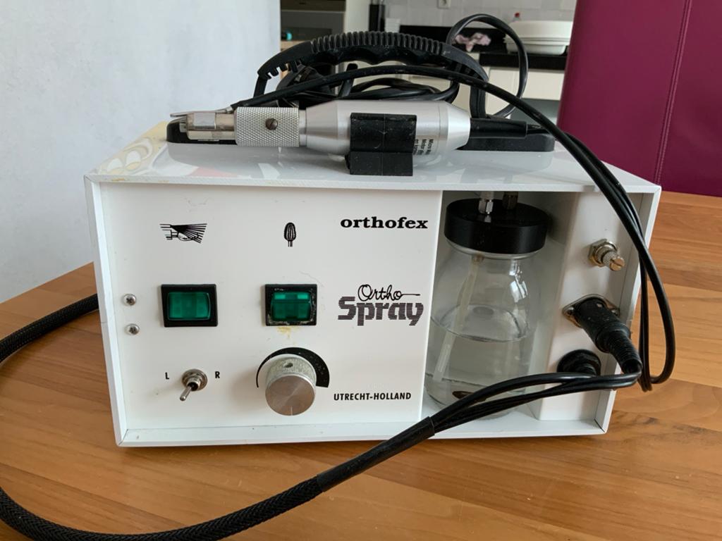 Ortho Spray Pedicuremotor - Orthofex Utrecht-Holland, Witgoed en Apparatuur, Ophalen of Verzenden, Gebruikt, Hand- en Voetverzorging