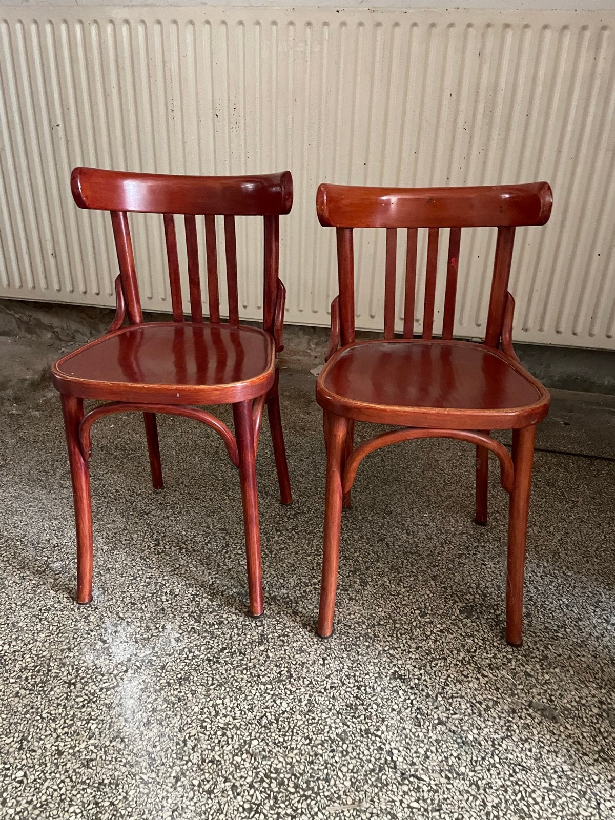 Mooie houten caféstoelen in Thonet/Bentwood-stijl, Ophalen
