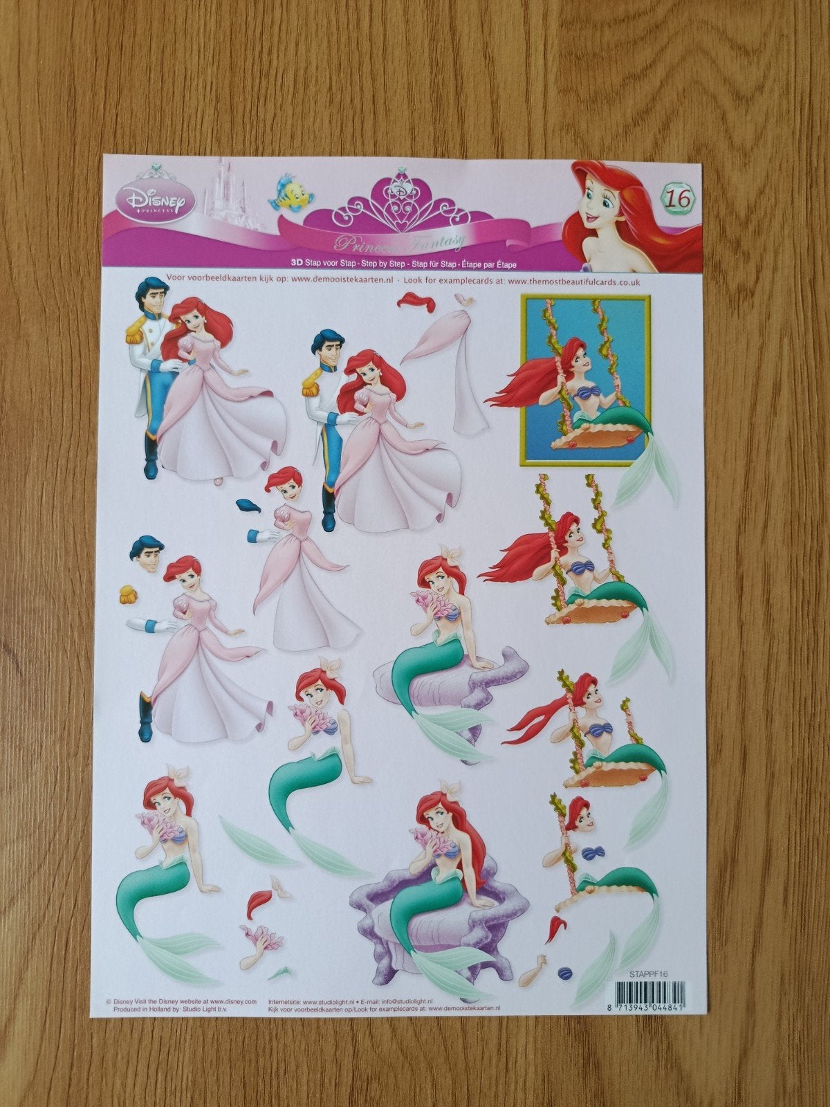 Disney princess Knipvellen,, Ophalen of Verzenden, Nieuw, Disney, Knipvel