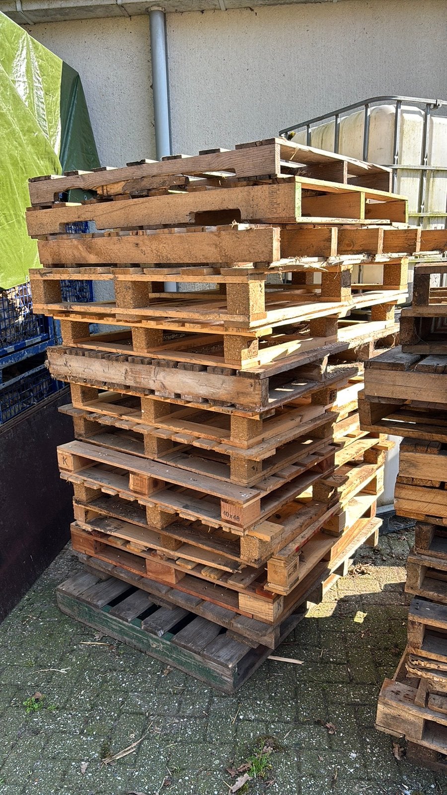 Pallets diverse maten, Ophalen, Zo goed als nieuw, 50 mm of meer, Minder dan 200 cm