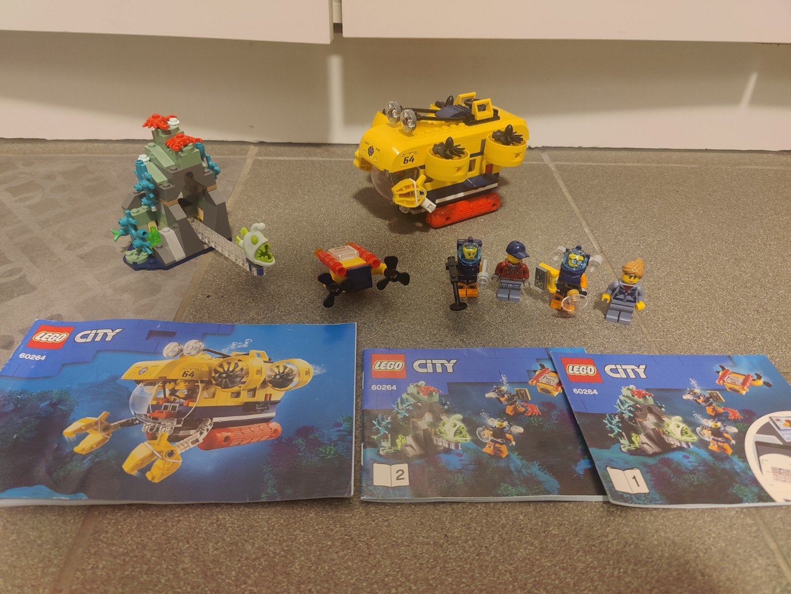 Lego 60254 onderwater onderzeeër, Ophalen of Verzenden, Gebruikt