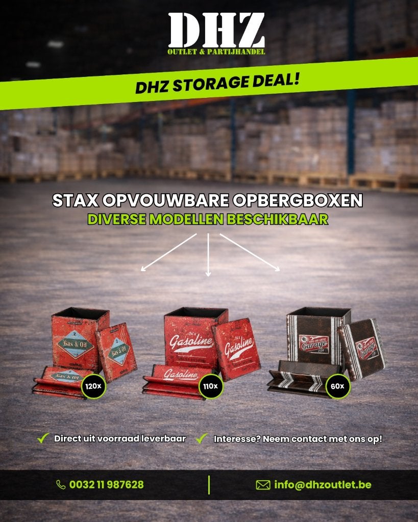 OPVOUWBARE OPBERGBOXEN, Ophalen, Nieuw, Minder dan 50 cm, Minder dan 50 cm