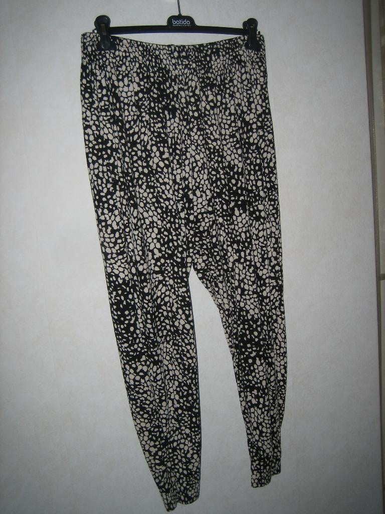 lange broek dames, H&M basic, maat L, Kleding | Dames, H&M, Zwart, Maat 42/44 (L), Ophalen of Verzenden