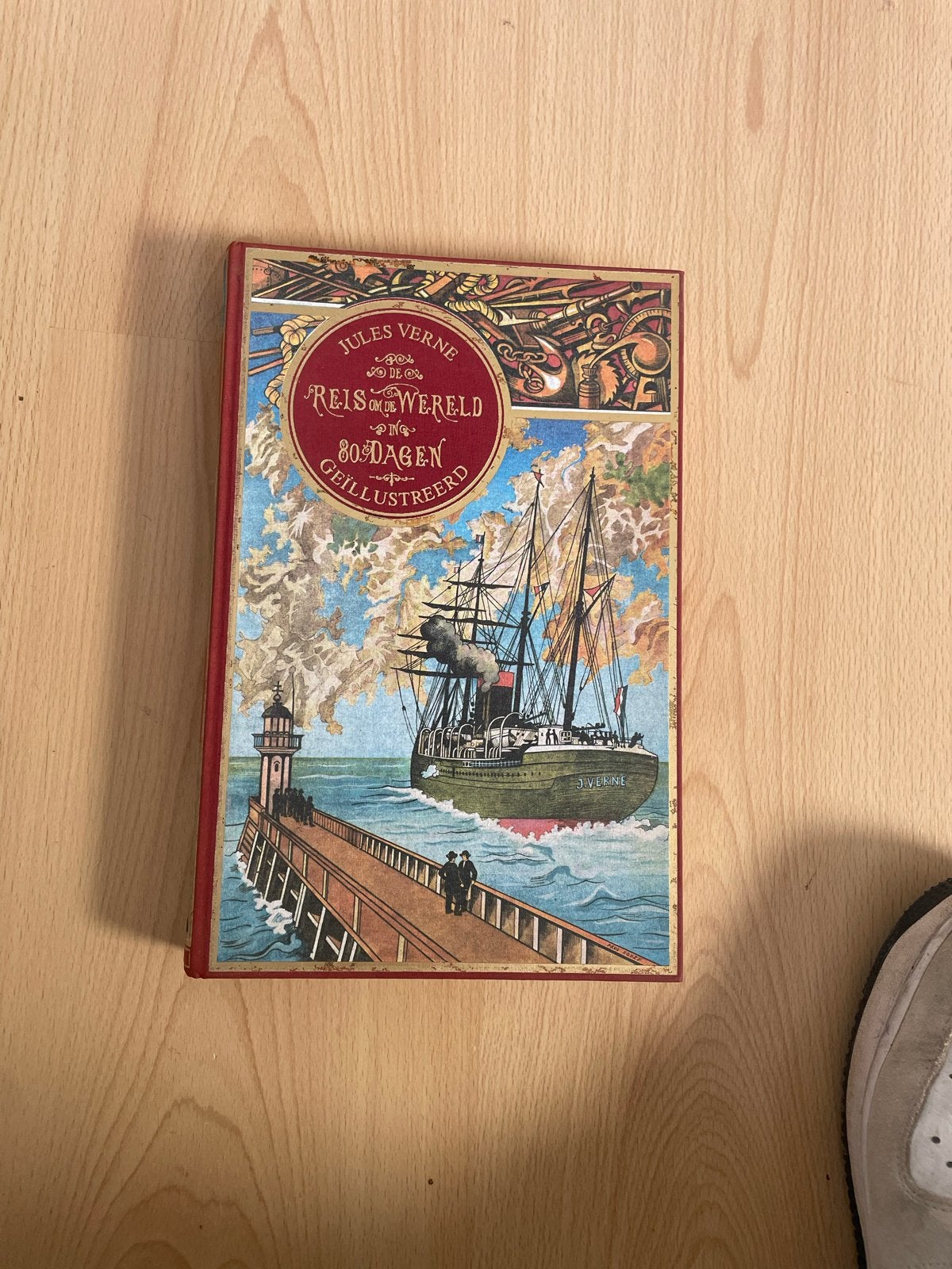 De Reis om de Wereld in 80 Dagen - Jules Verne (Geïllustreer, Ophalen, Zo goed als nieuw