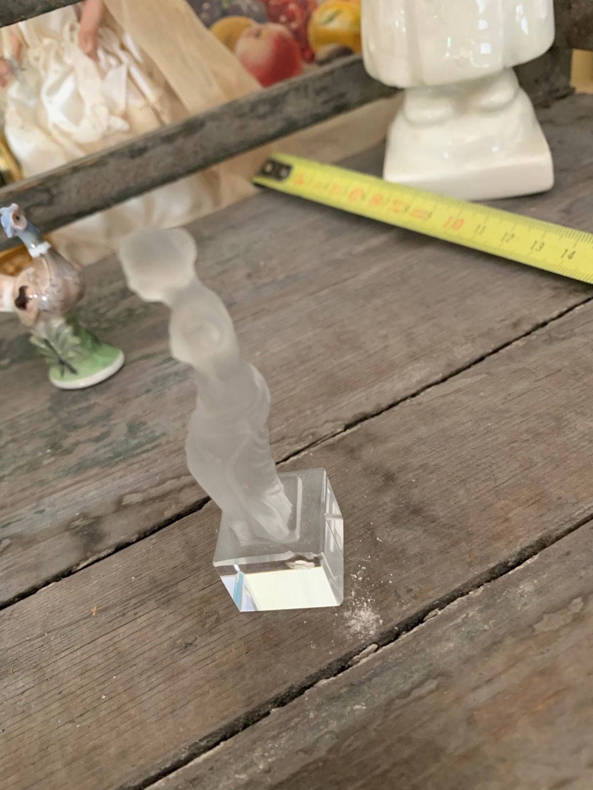 Art Deco Curt Schlevogt Ingrid Venus Glas Sculptuur, Ophalen of Verzenden