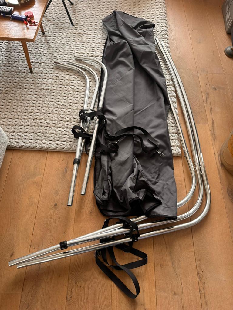 Biminitop boot grijs 183 x 160 x 137 cm, Ophalen, Zo goed als nieuw, Overige typen, Motorboot