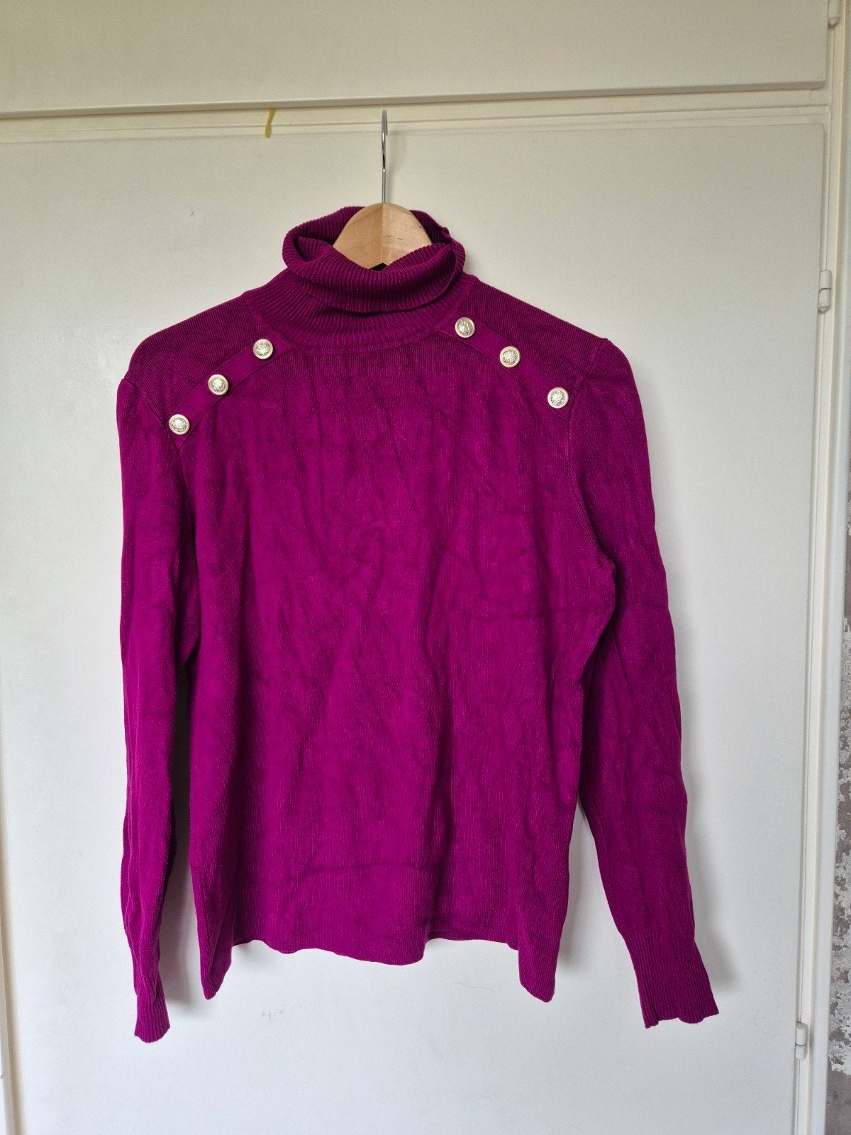 Morgan coltrui fuchsia met gouden knopen maat XL, Kleding | Dames, Morgan, Ophalen of Verzenden