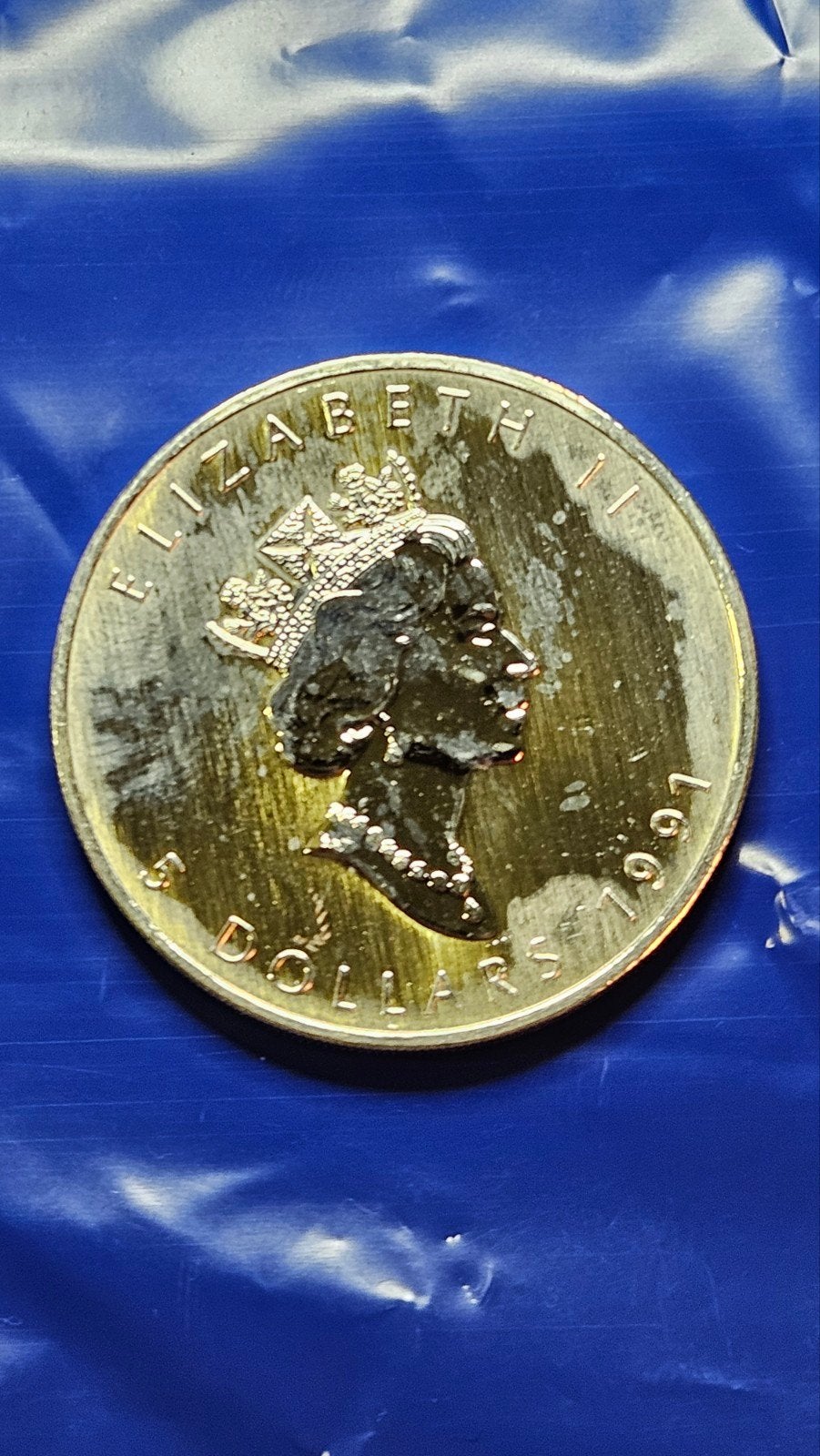1 ounce maple leaf 1991, Ophalen of Verzenden