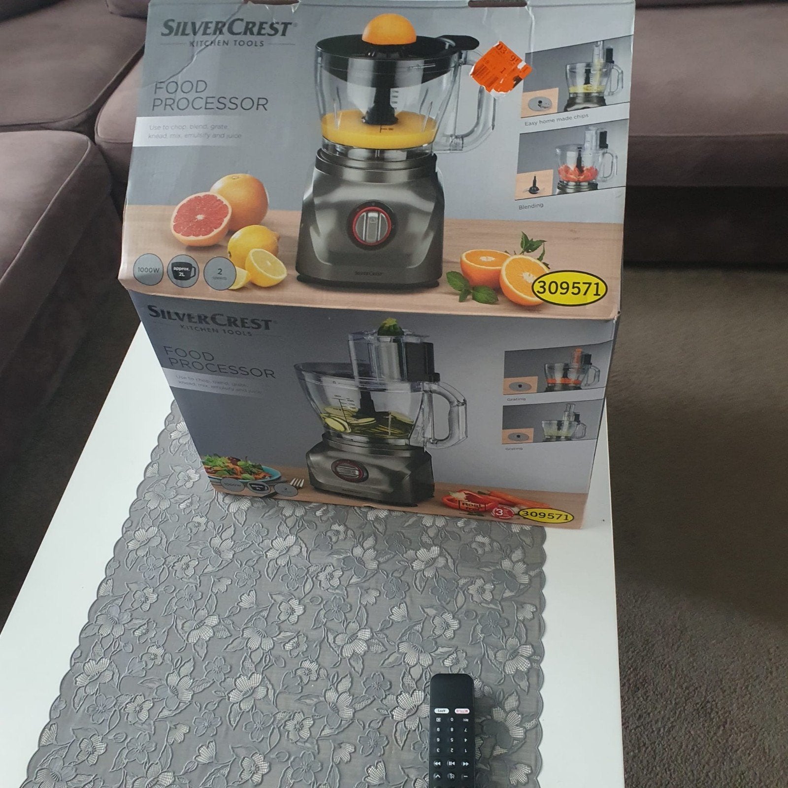SilverCrest Food Processor / Blender 1000W – Nieuw & Ongebru, Ophalen, Nieuw, 4 t/m 7 personen