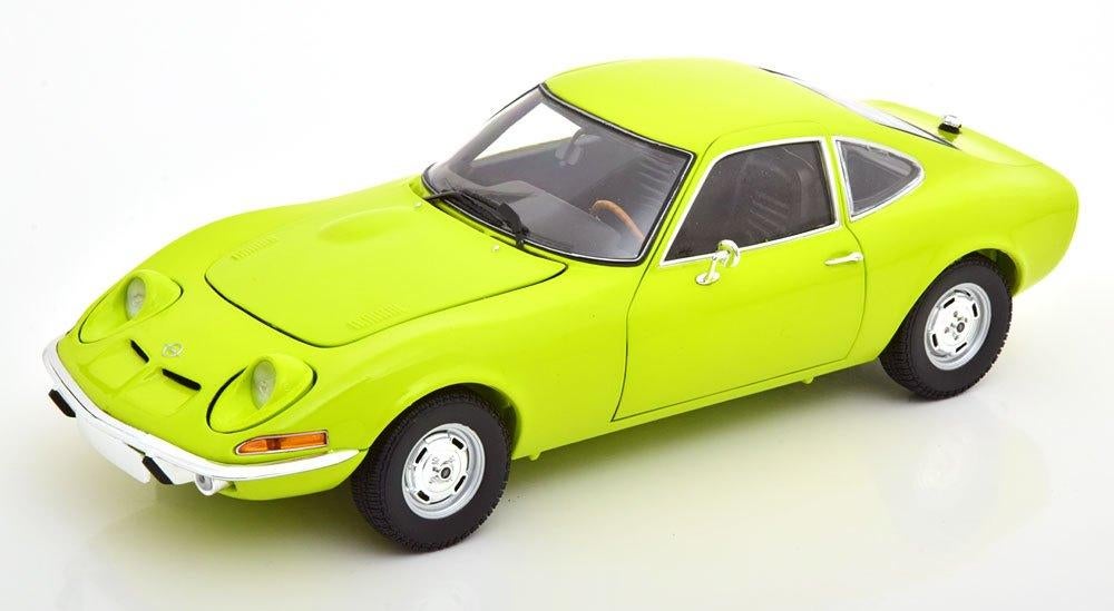 Opel GT 1970 Geelgroen 1-18 Minichamps ( Metaal ), Minichamps, Tschuiten@hotmail.com, Duitsland, Auto