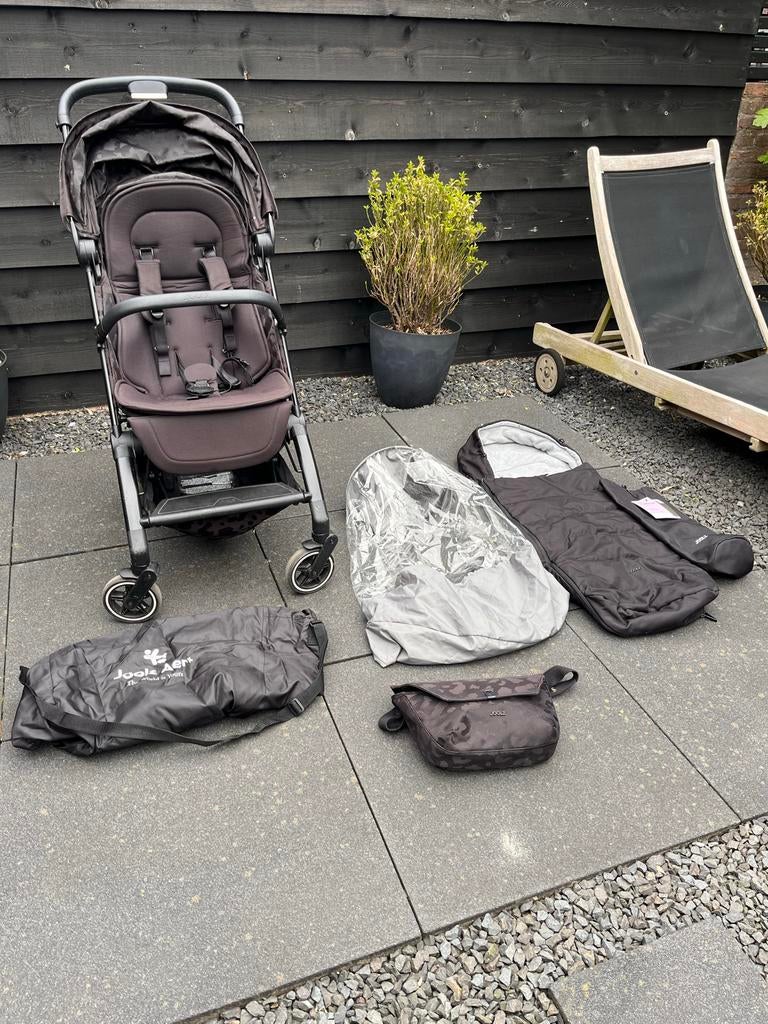 Joolz Aer+ Buggy Zwart/Panter met complete accessoires set, Kinderen en Baby's, Kinderwagens en Combinaties, Ophalen, Gebruikt