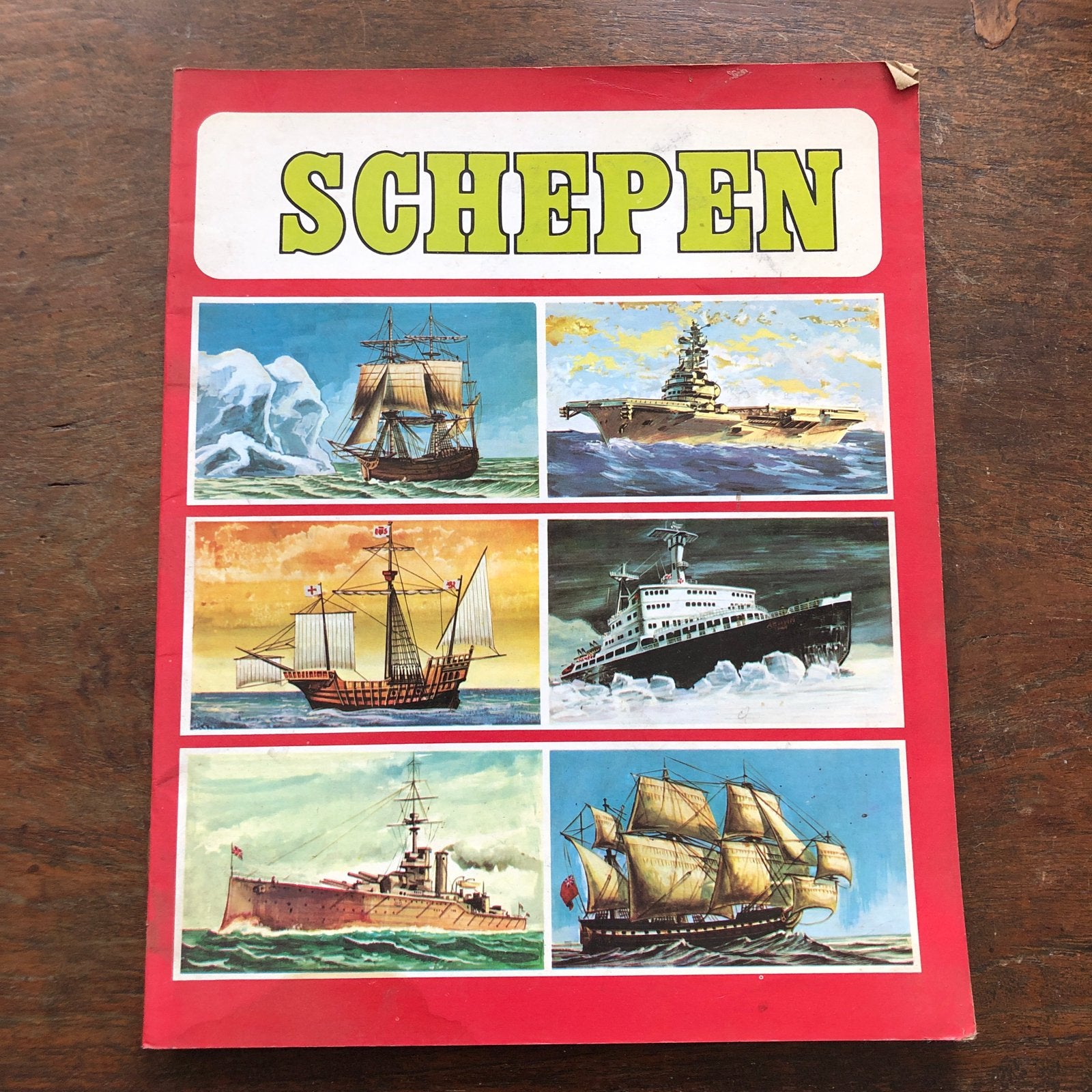 Vintage Boek Schepen - Diverse Scheepstypes, Ophalen of Verzenden