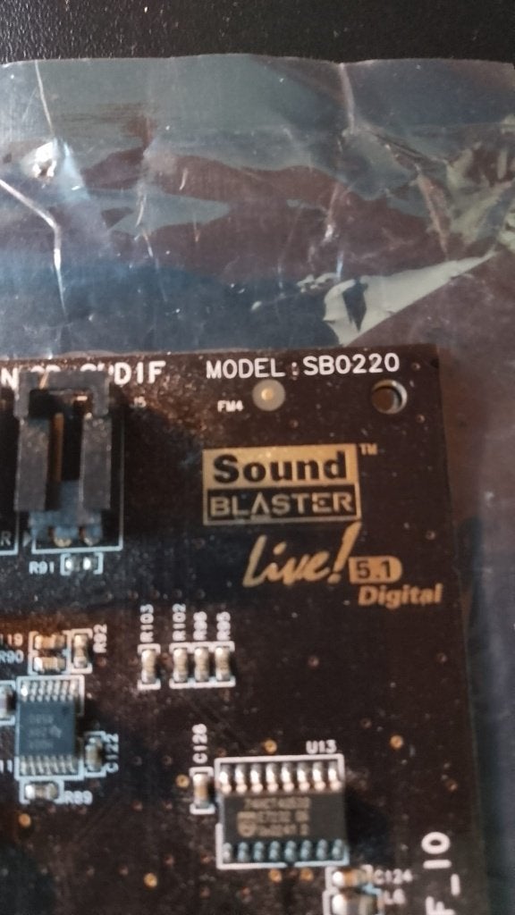Creative Labs Sound Blaster LIVE 5.1, Computers en Software, Geluidskaarten, Ophalen of Verzenden, Zo goed als nieuw, Intern, Creative Sound Blaster