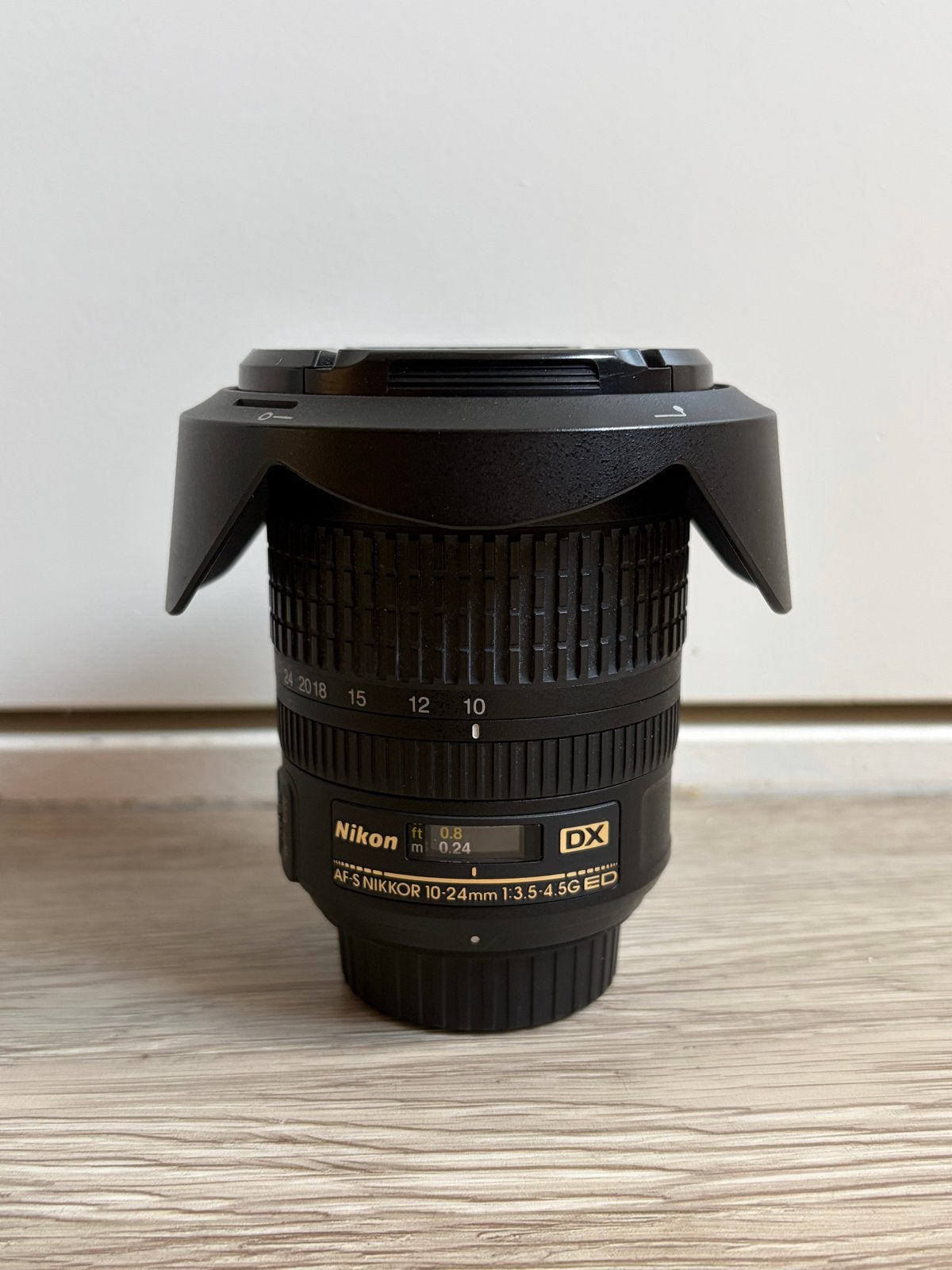 Nikon AF-S Nikkor 10-24mm f/3.5-4.5G ED DX, Audio, Tv en Foto, Fotografie | Lenzen en Objectieven, Autofocus, Nikon, Zo goed als nieuw