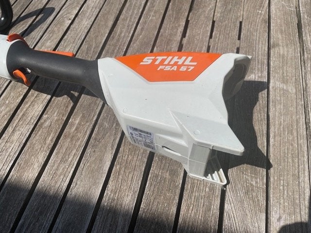 grastrimmer "Stihl FSA 57", Tuin en Terras, Grastrimmers, Ophalen, Gebruikt, Elektrisch