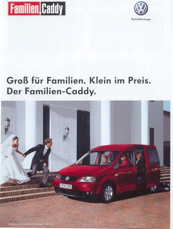 Volkswagen Familien-Caddy (april 2007), Ophalen of Verzenden, Nieuw, Volkswagen