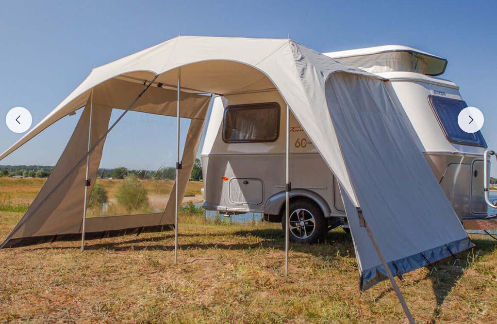 Gezocht: Campooz travelling luifel 300 cm, Caravans en Kamperen, Ophalen of Verzenden, Zo goed als nieuw, Tot en met 4