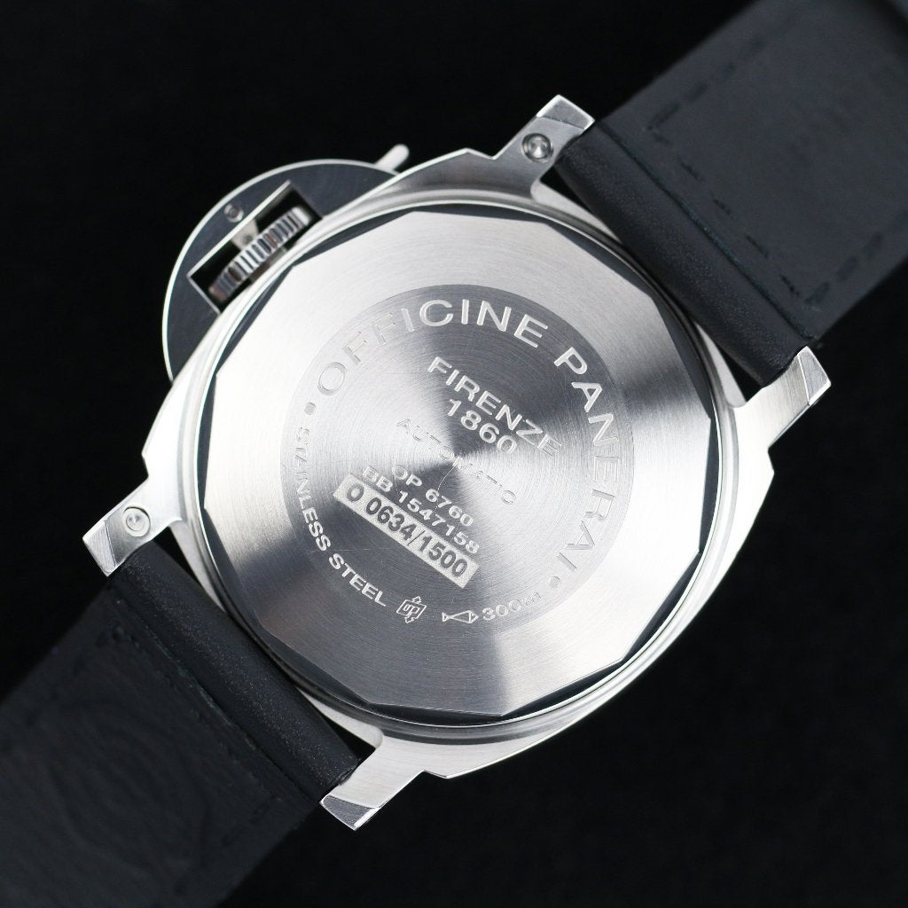 Panerai Luminor Marina 40 (Zeer goed/ 2012), Ophalen of Verzenden, Zo goed als nieuw, Leer, Overige merken