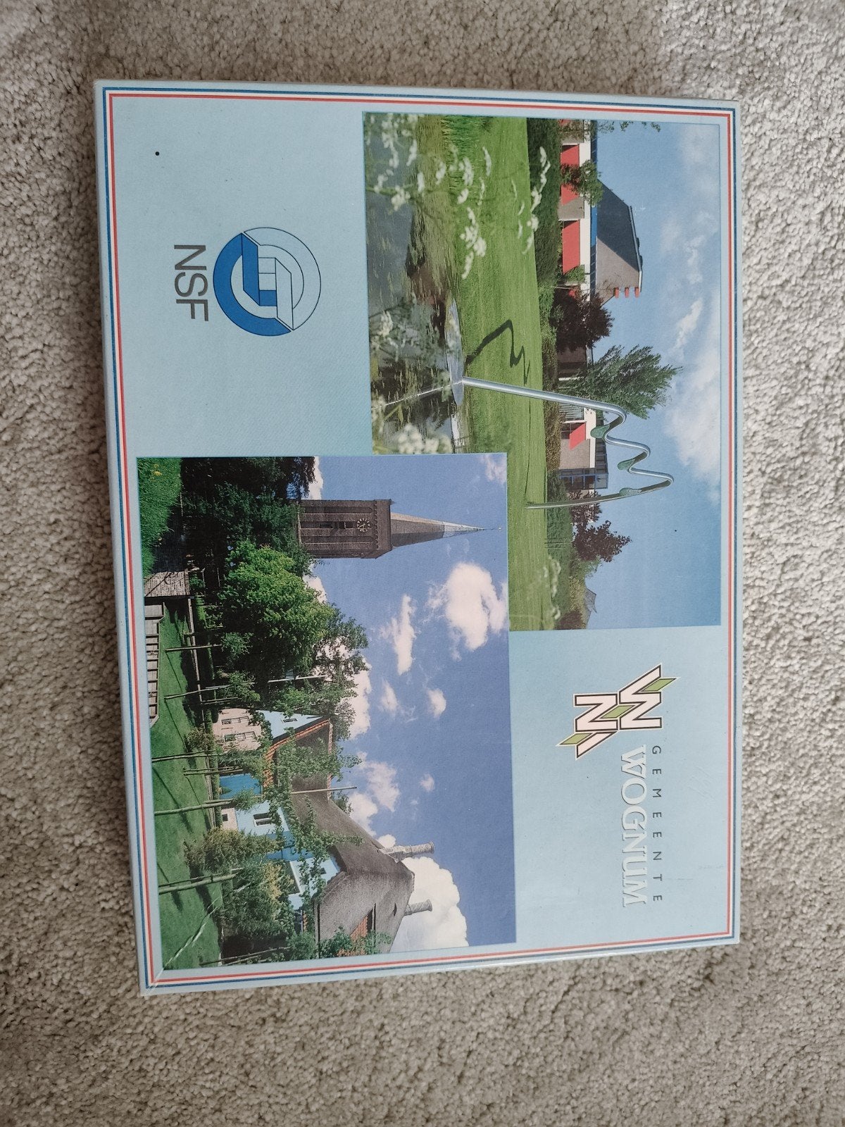 Puzzel Gemeente Wognum, Ophalen of Verzenden, Minder dan 500 stukjes, Gebruikt, Legpuzzel