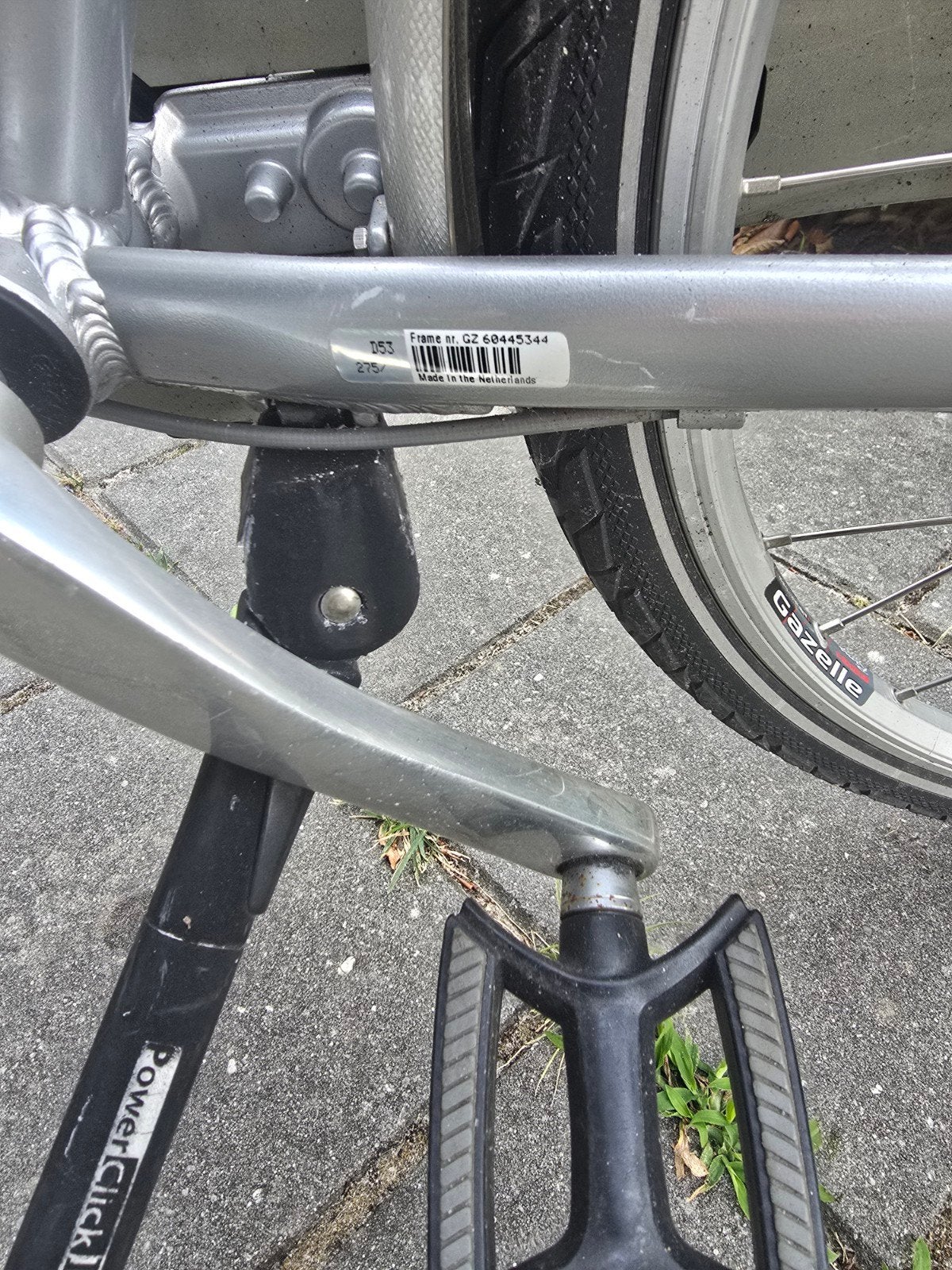 gazelle dames fiets 53cm, Minder dan 10 versnellingen, Gebruikt, 51 tot 55 cm, Ophalen
