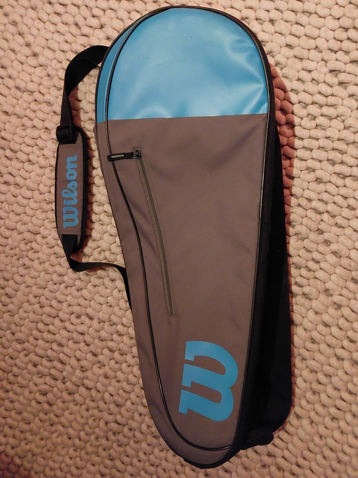 Wilson Tennistas - Grijs/Blauw, Sport en Fitness, L00, Ophalen of Verzenden, Zo goed als nieuw, Wilson