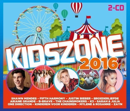 V/A - Kidszone 2016 (2-CD) 0889853746620 (ZGAN), Cd's en Dvd's, Kinderen en Jeugd, Ophalen of Verzenden, Zo goed als nieuw, Verzamelalbum