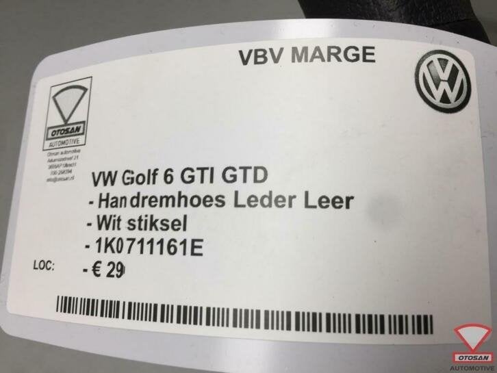 vw golf 6 gtd r line handremhoes leder handrem 1k0711161e, Gebruikt, Volkswagen, Volkswagen AG, Berliner Ring 2
38440  Wolfsburg, DE