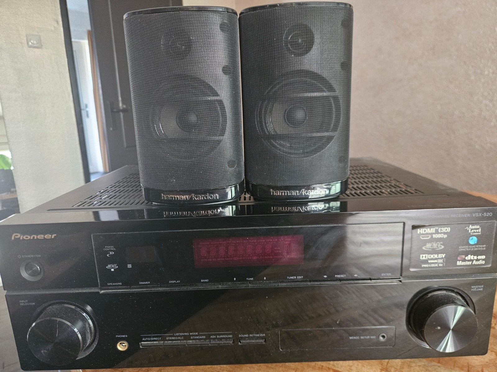 Pioneer VSX-520 receiver met Harman/Kardon speakers, Ophalen, Gebruikt, Losse componenten, Pioneer