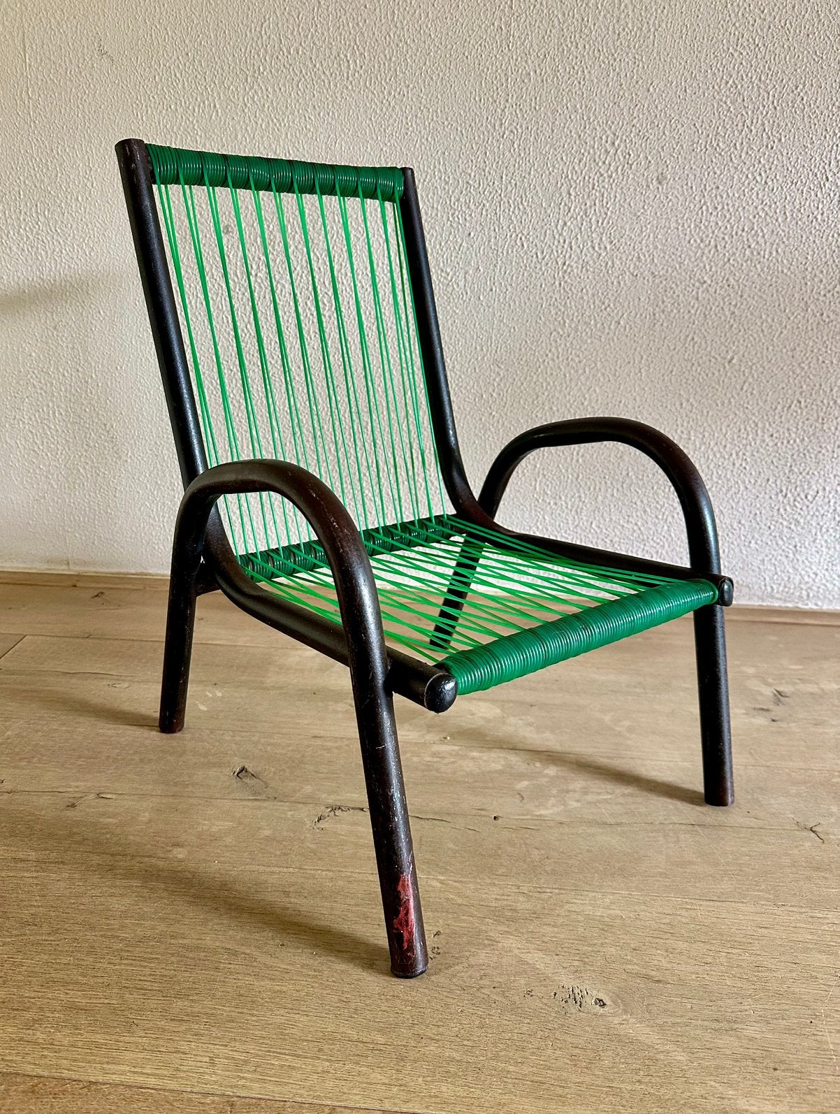 Vintage industrieel kinderstoeltje 1955, Ophalen, Gebruikt, Stoel(en)