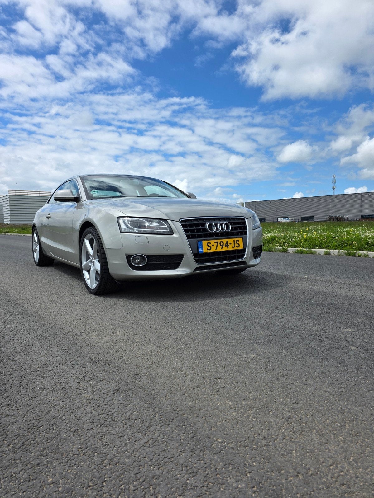 Audi A5 1.8 Tfsi 125KW Coupe Multitronic 2008 Grijs, Auto's, Audi, Voorwielaandrijving, Zwart, 4 cilinders, 4 stoelen