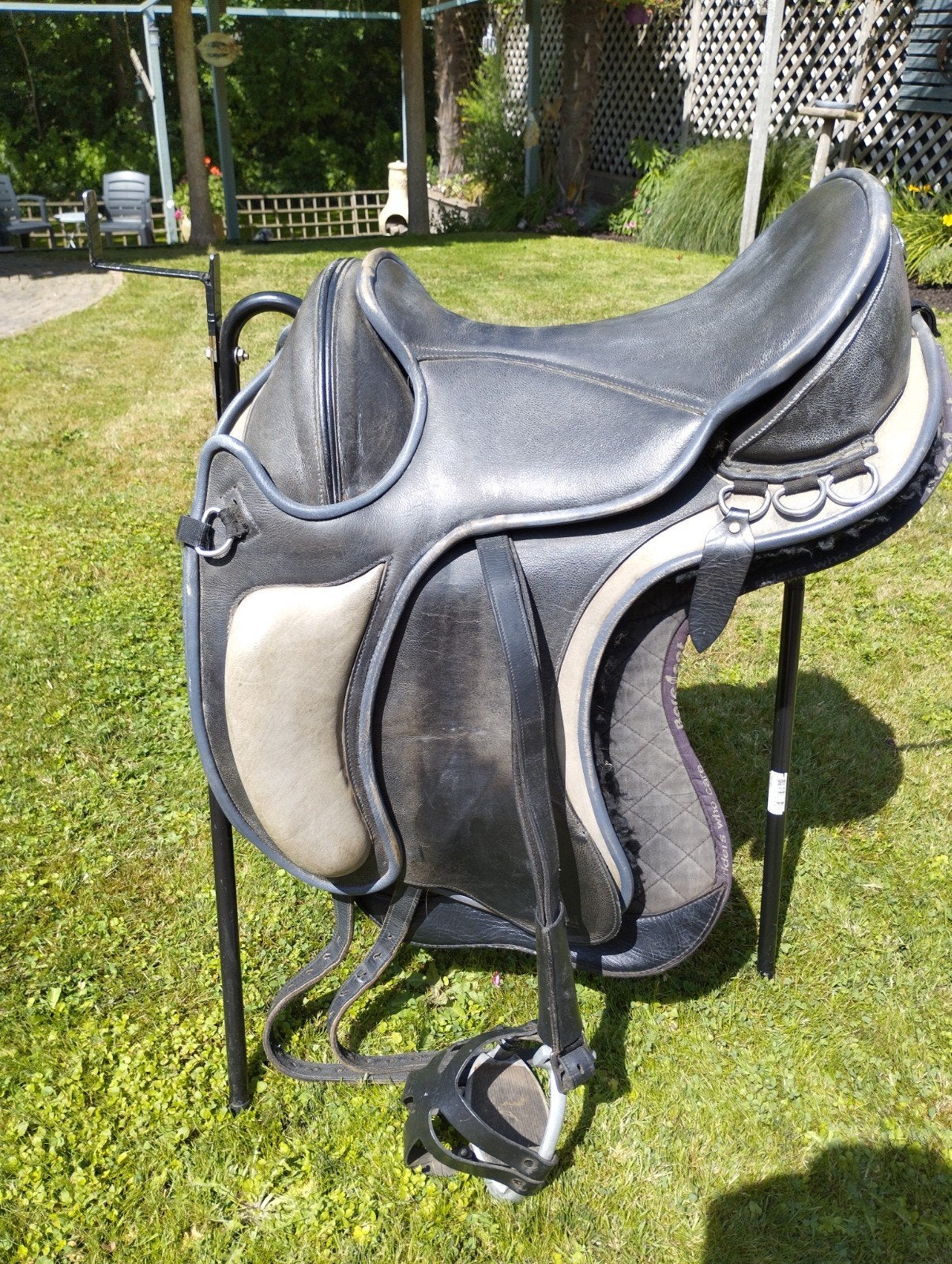 Boomloos zadel, Barefoot Barrydale, maat 2., Dieren en Toebehoren, Ophalen, Gebruikt, Recreatie, Inclusief stijgbeugels