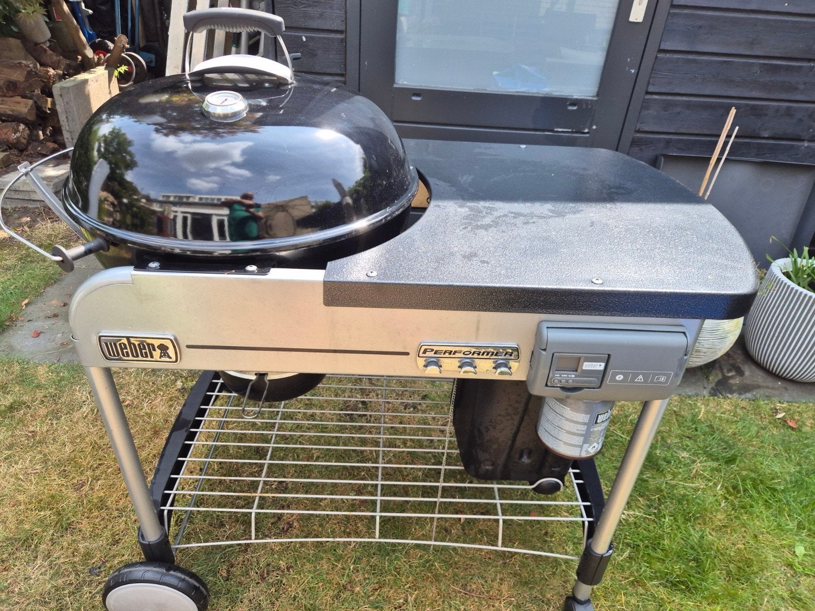 Weber Performer Premium BBQ met GBS rooster en hoes, Ophalen of Verzenden, Gebruikt, Weber
