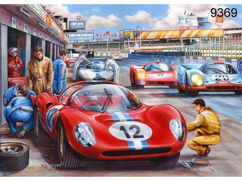 House of Puzzles - Pit Stop - 500XL stukjes, Ophalen of Verzenden, 500 t/m 1500 stukjes, Nieuw, Legpuzzel