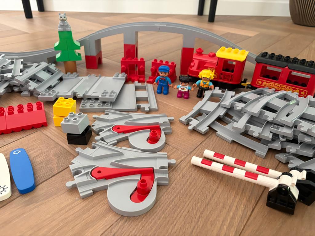 Lego duplo trein + uitbreidingset (zgn), Ophalen, Zo goed als nieuw