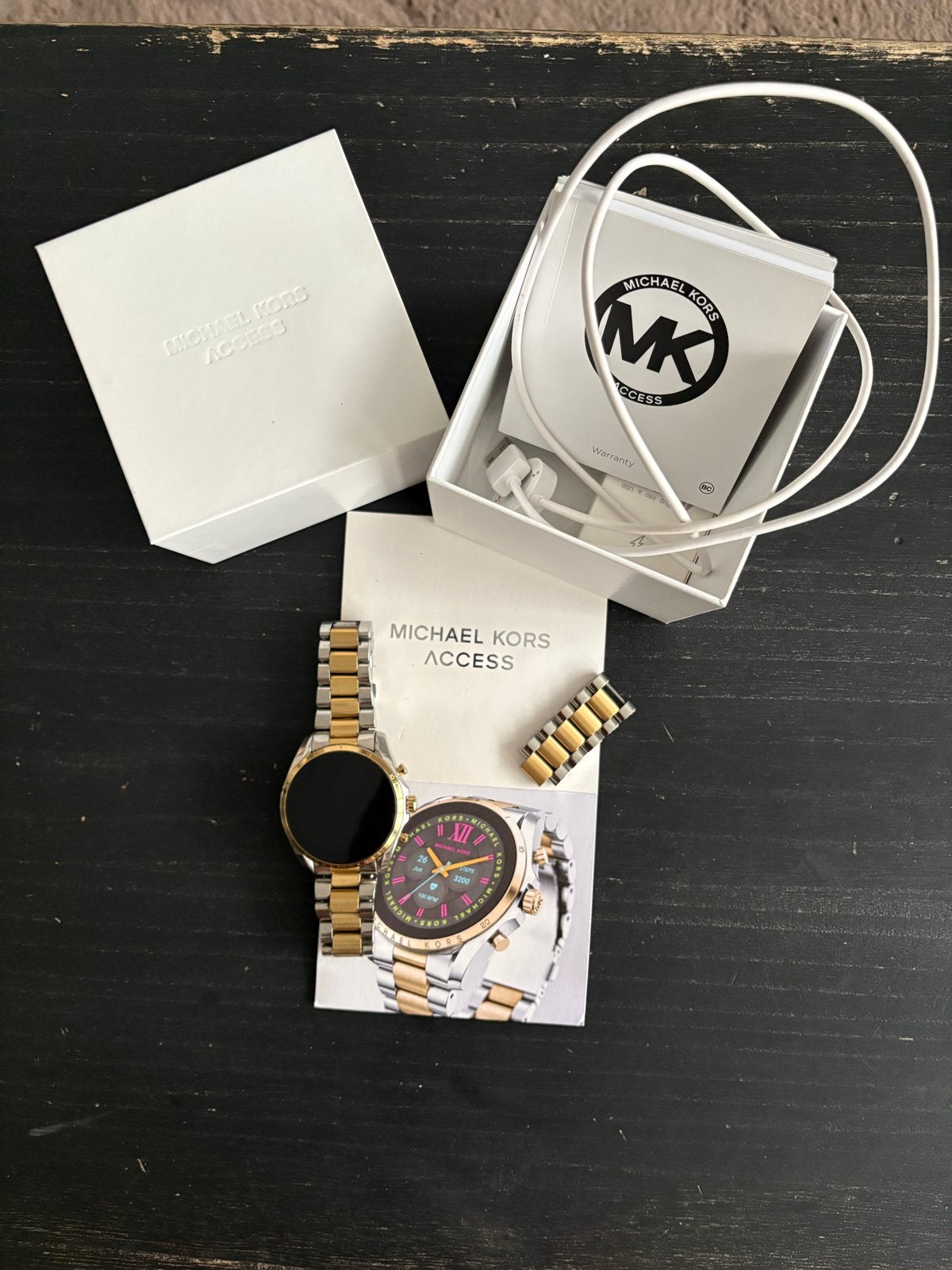 Michael Kors Access Smartwatch - Goud/Zilver, Gebruikt, Ophalen of Verzenden, Stappen, Android