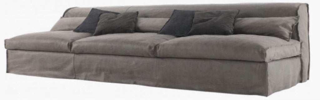 Baxter Housse Mono bank, Ophalen, Gebruikt, 100 tot 125 cm, Leer
